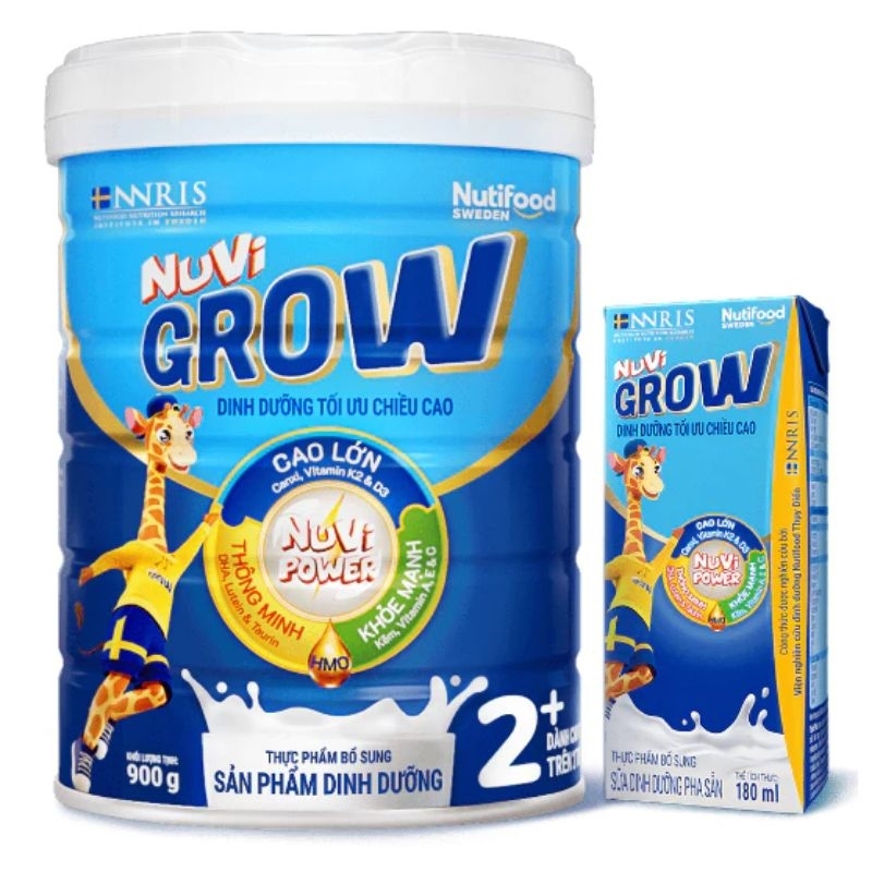 Sữa Bột Nuvi Grow 2+