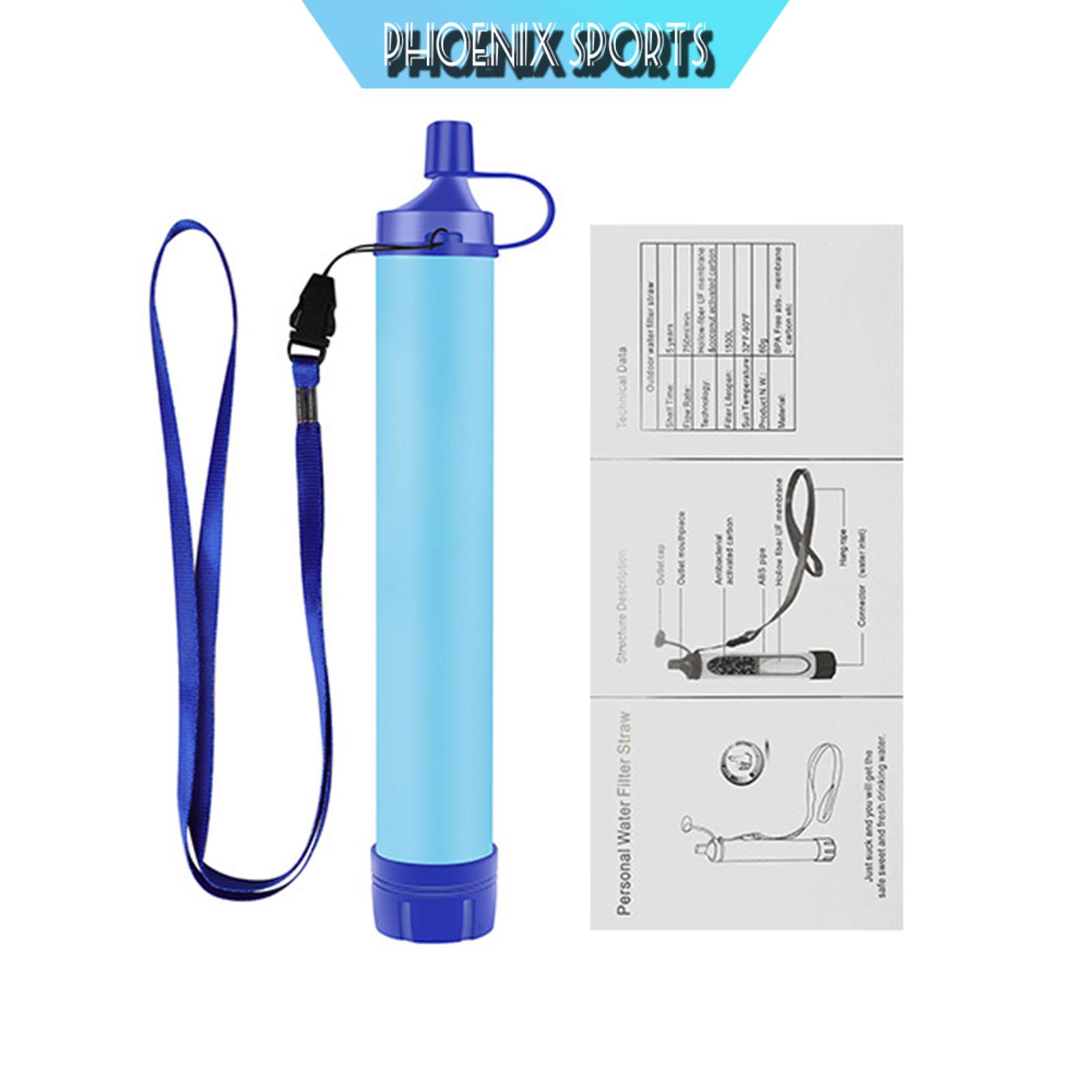 Mini Water Purifier Portable Personal Water Filter Straw – Outdoor Survival Camping Hiking Emergency Water Purification System for Backpacking Travel and Outdoor Adventures in Asia