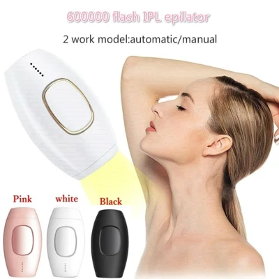QWRFSF Professional 600000 Flashes Skin Threading Face Care Photoepilator Laser Hair Removal Electric Painless Epilator Hair Removal Machine IPL Permanent