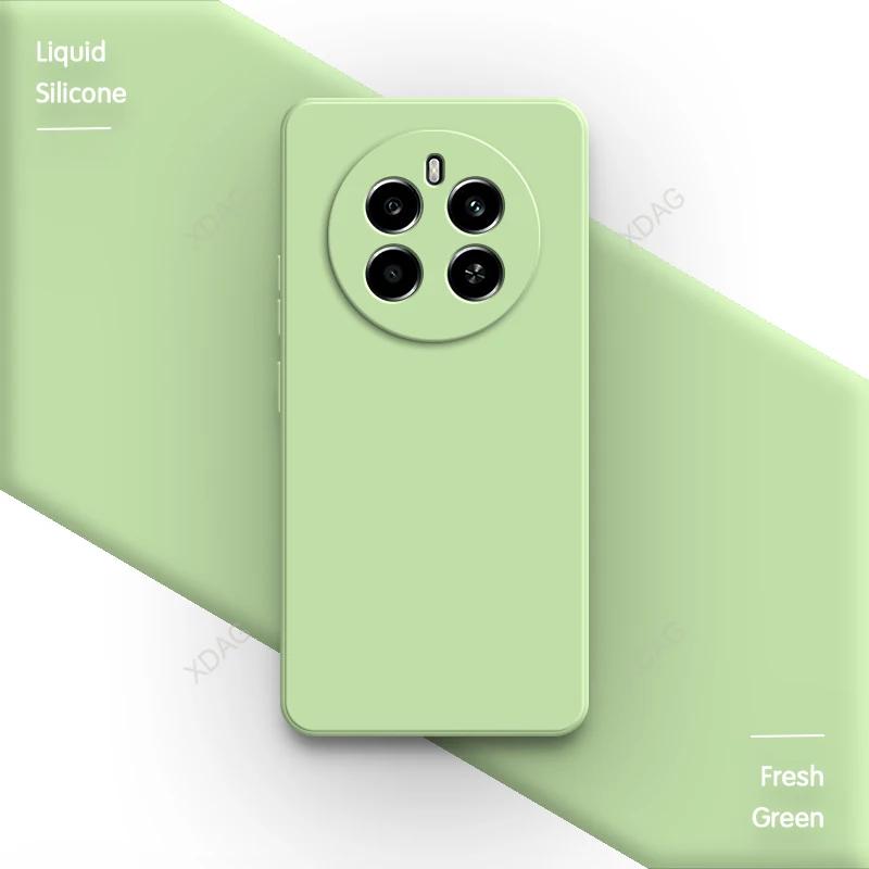 Funda Sang Trọng Ốp điện thoại cho OPPO Realme Narzo 70 Narzo70 5G 6.67 "mềm Silicone lỏng Ban Đầu Cao Qualtiy trơn đơn giản Bìa