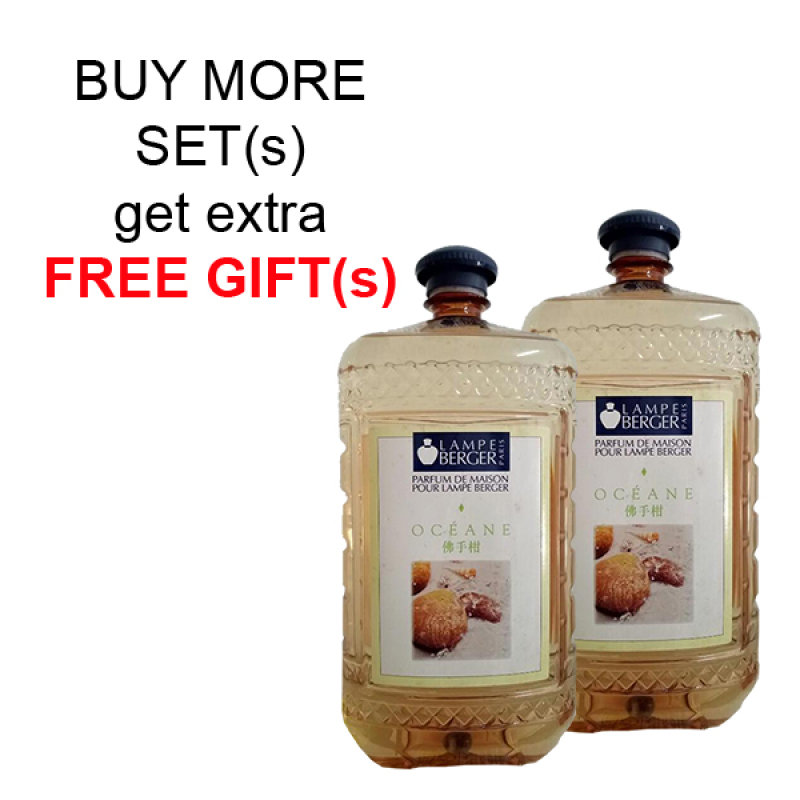 Buy LAMPE BERGER LB ESSENTIAL OIL 2L SET (2 BOTTLES) - OCEANE (佛手柑) Singapore