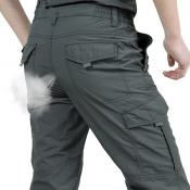 Fast Dry Tactical Pants for Men, Ideal for Outdoor Activities