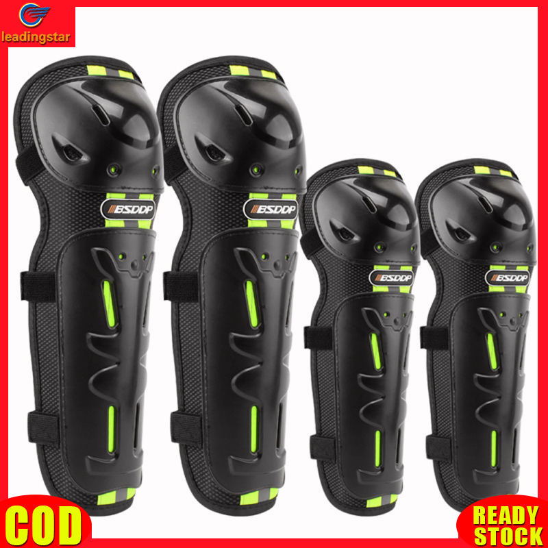 LeadingStar RC Authentic Motorcycle Knee Pads Arm Joint Pads Guard Leggings Riding Protective Gear For Motocross Bicycle Skating