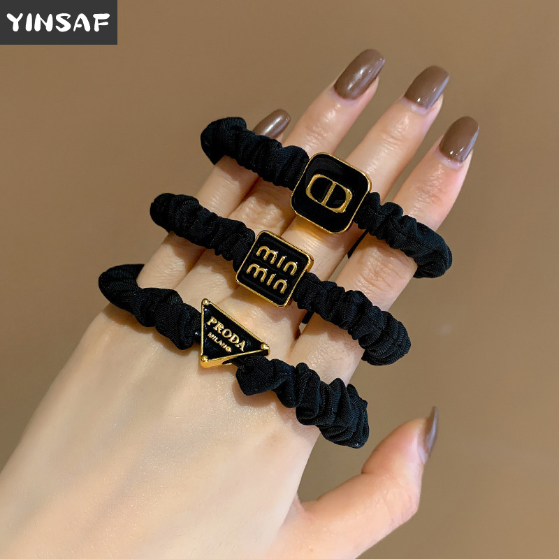 🌸Dây buộc tóc cao su của phụ nữ vòng đầu tiên của ruột non cao cấp YINSAF🌸