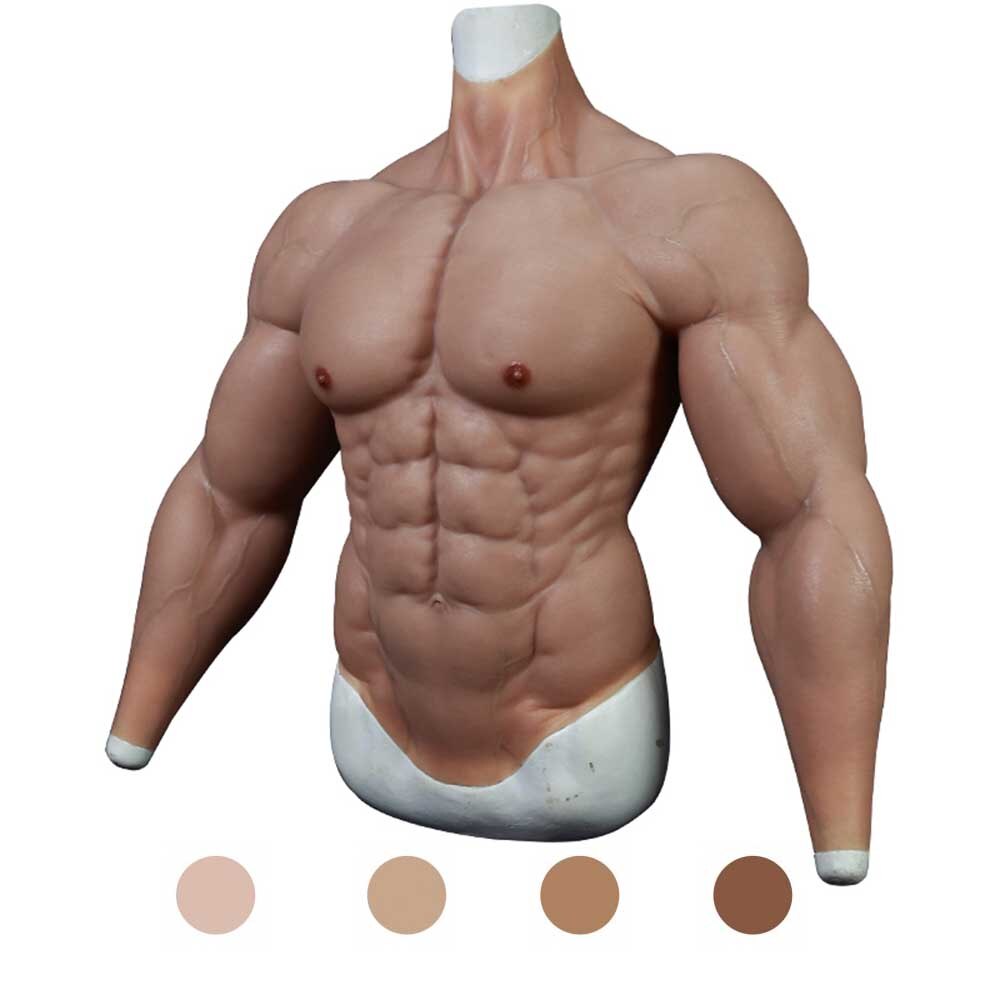 Halloween Costumes Belly Body Cosplayers Artificial Fake Muscle Costume  False Muscle Kids Fake Muscles Cosplay Fake Chest