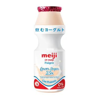 Meiji Paigen Low Sugar Cultured Milk 160 ML