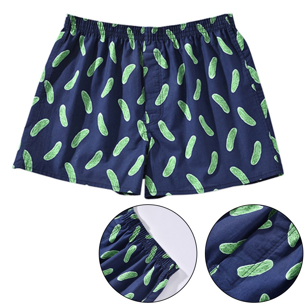 【Momlove】 Đồ Lót Nam quần hình mũi tên in hoa quả Teen S M L XL Xu Hướng Võ sĩ hàng ngày cho nam giới