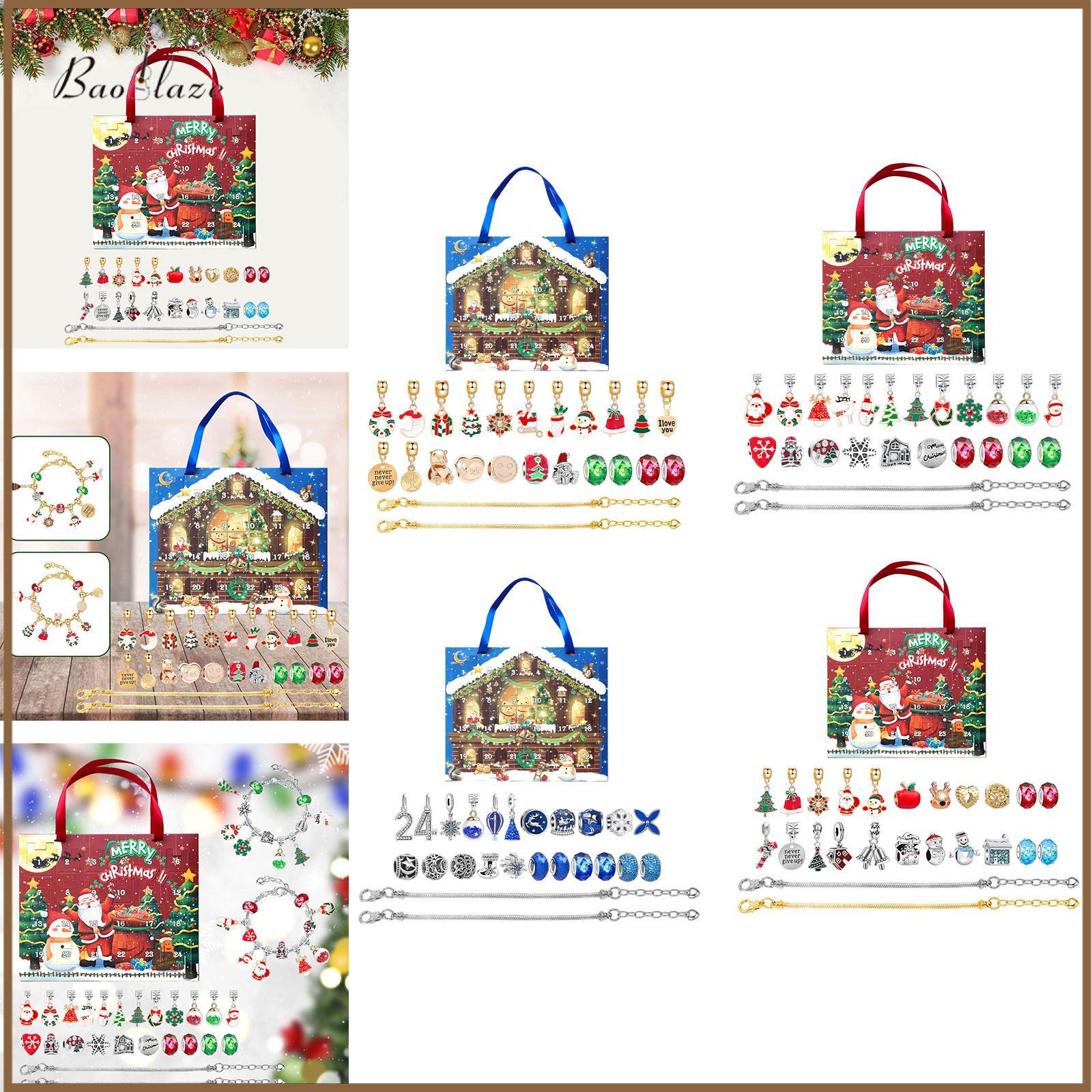 Xmas Advent Calendar DIY Bracelet Set Party Favors Bangle ราคา 600 บาท*ส่งฟรี