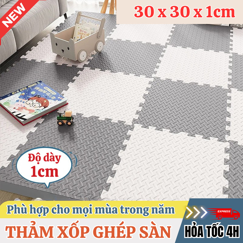 Tấm Lót Sàn SG.DECOR EVA 30x30cm Đa Năng Cho Phòng Bé, Yoga, Phòng Khách Gia Đình