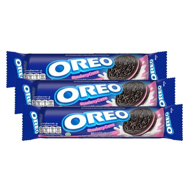 Bánh quy oreo vị dâu 119.6g cây