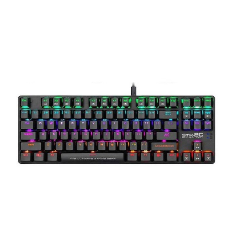 Armaggeddon SMK-2C Psychfalconet Blue Switch Mechanical Keyboard | 87 Key Low-Profile | 9 Backlight Effects Singapore