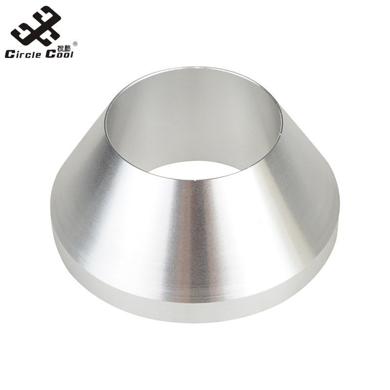 Vòng Tròn Mát Hướng Dẫn Sử Dụng dụng cụ thay lốp Trung Tâm Cone Lớn Phôi Nhôm Bánh Xe Cân Bằng Giữ Xuống Cone Cho 1.67 "Đường Kính Trung Tâm Bài