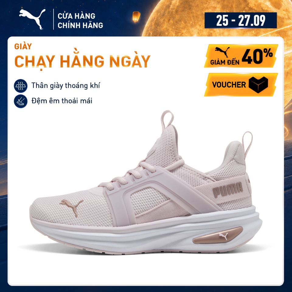 Giày Chạy Bộ PUMA Nữ Softride Enzo 6 Wns Powder Pink-Rose Gold-White Màu Hồng