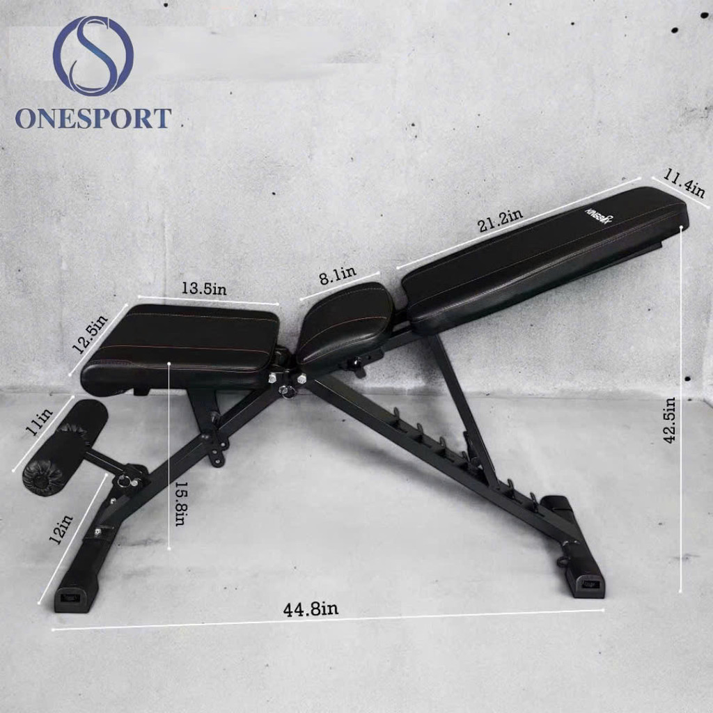 Ghế Tập Gym KingBox 8023 Đa Năng Gấp Gọn - OneSport ( Chính Hãng )