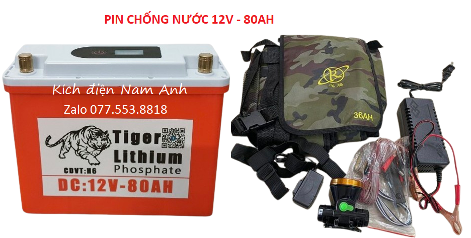 [Rẻ vô địch] Bình Pin 12V 80Ah chống nước hoàn toàn tuyệt đối-Pin lithium mẫu mới có mã QR chính hãn