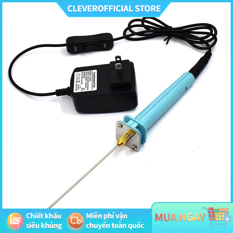 ⚡Miễn Phí Vận Chuyển⚡ Bút cắt bọt điện 15cm + Bộ chuyển đổi phích cắm EU bút cắt/dụng cụ cắt xốp cầm tay Bộ Máy Cắt Xốp Điện Tử