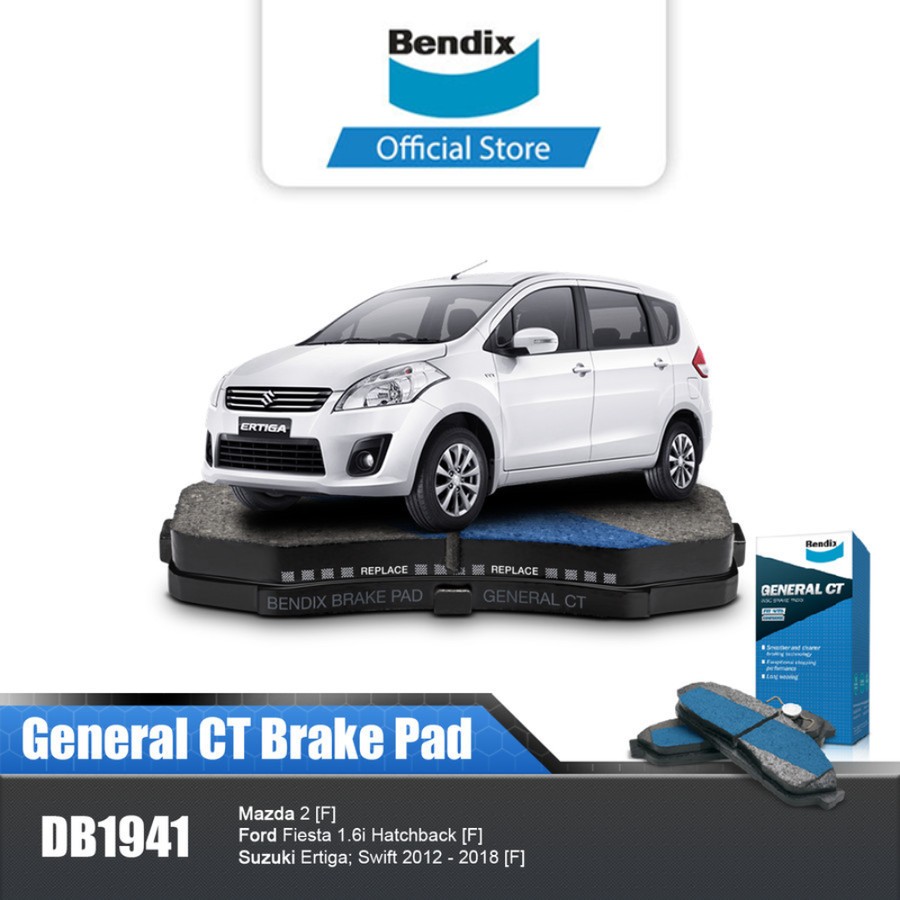 Bendix Kampas Rem Depan Brake Pad Mobil Suzuki Ertiga 2012-2017 DB1941GCT Harga  541,900 Ringgit*Penghantaran Percuma