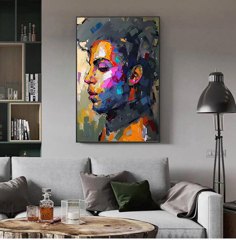 Tranh Canvas Chân Dung Trừu Tượng Hiện Đại Prince Rogers Nelson - Poster & In Ấn Trang Trí Nhà Cửa Phòng Khách 0807