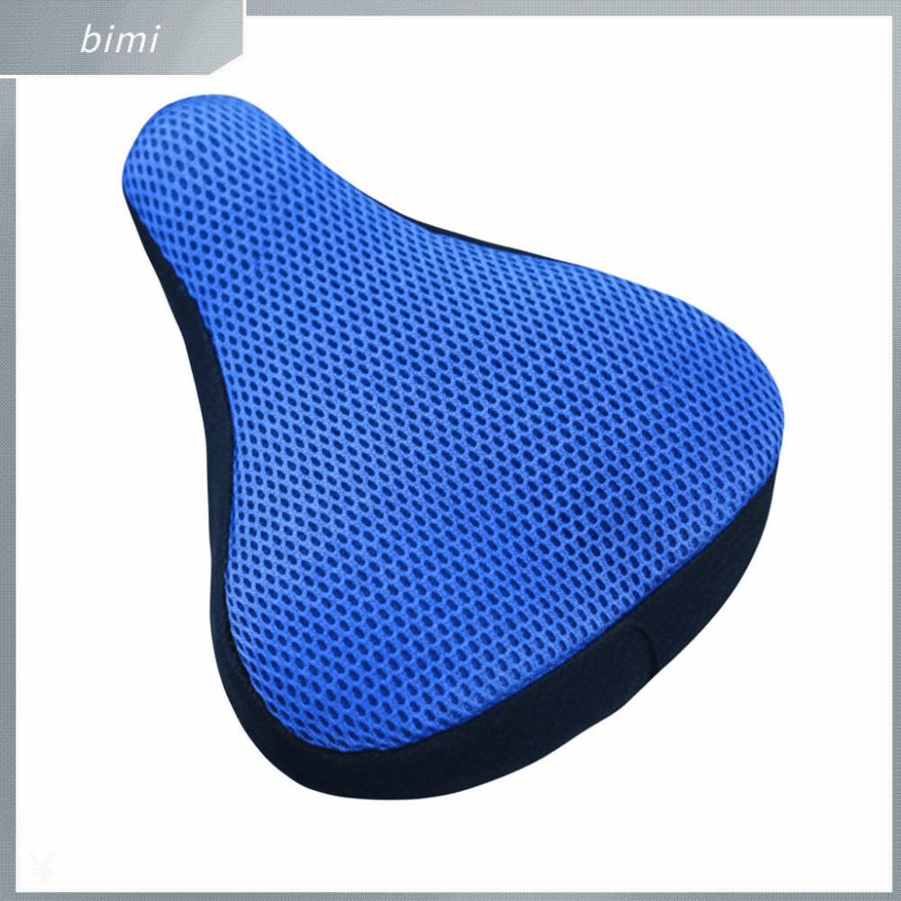 BIMI 4PCS Vải 3D Bọc yên xe đạp Lưới thoáng khí 20x23cm Vỏ đệm xe đạp Bền bỉ Di động Vỏ bọc yên xe đạp Thiết bị cưỡi ngựa