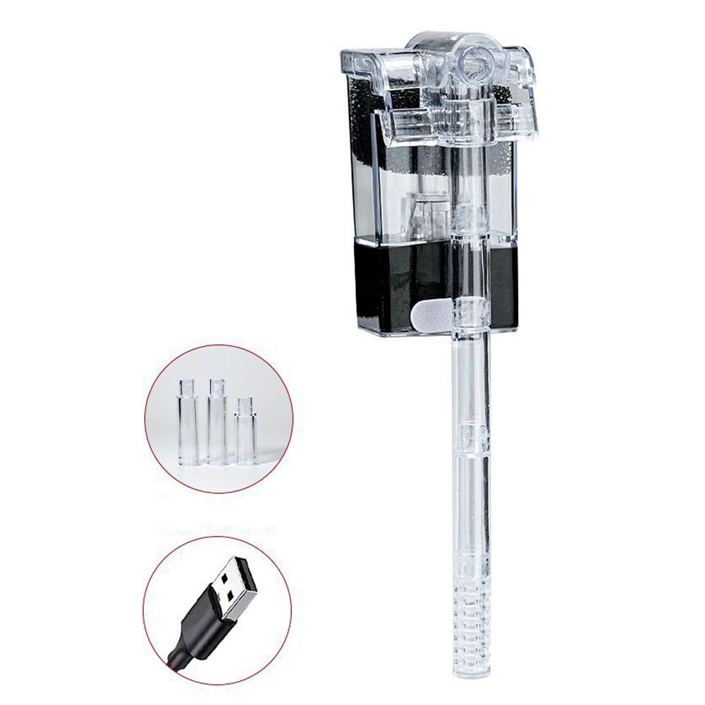 LETIGO USB/phích cắm Bộ lọc bể cá thác nước Gắn tường Trong suốt Lọc Chìm Bền Cân nhỏ Bộ lọc treo bể cá Nhà/văn phòng/cửa hàng - 3