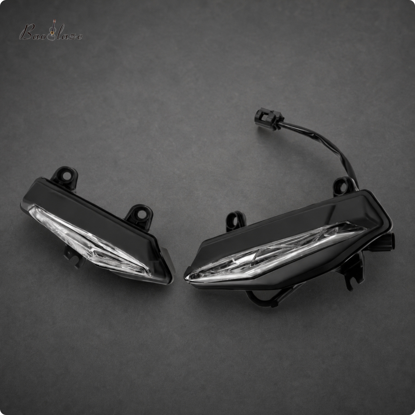 อุปกรณ์และชิ้นส่วนยานยนต์ Baoblaze Plug-and-Play ชุดไฟรถจักรยานยนต์ด้านหน้าเปลี่ยน Sportbike ไฟวิ่งกลางวันพร้อมแถบยึด ราคา 17,217 บาท*ส่งฟรี