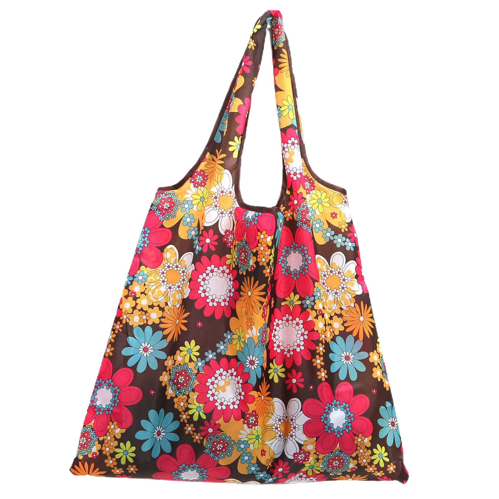 Shopping Bag Printing Foldable Polyester Casual Large Capacity Groceries Bag Household Supplies Grocery Bag Anti-wear - 2