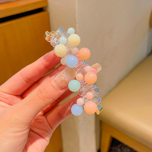 Trẻ em cuộn đường dây điện thoại scrunchie cô gái 2023 dây buộc tóc đàn hồi cao mới