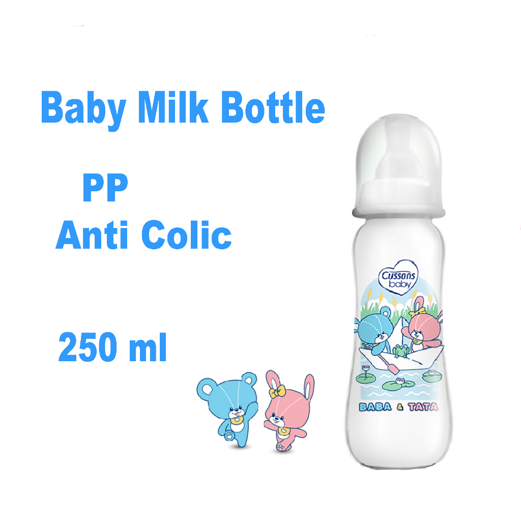 Cussons Baby Bottle PP Anti Colic 250ml - Botol Susu Bayi