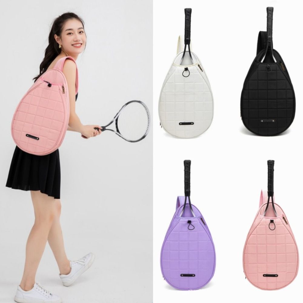 LICOPTE Một bên vai Túi Tennis Sức chứa lớn Vẻ đẹp cao Túi thể thao Mới Đeo Chéo Túi Cầu Lông Quần vợt