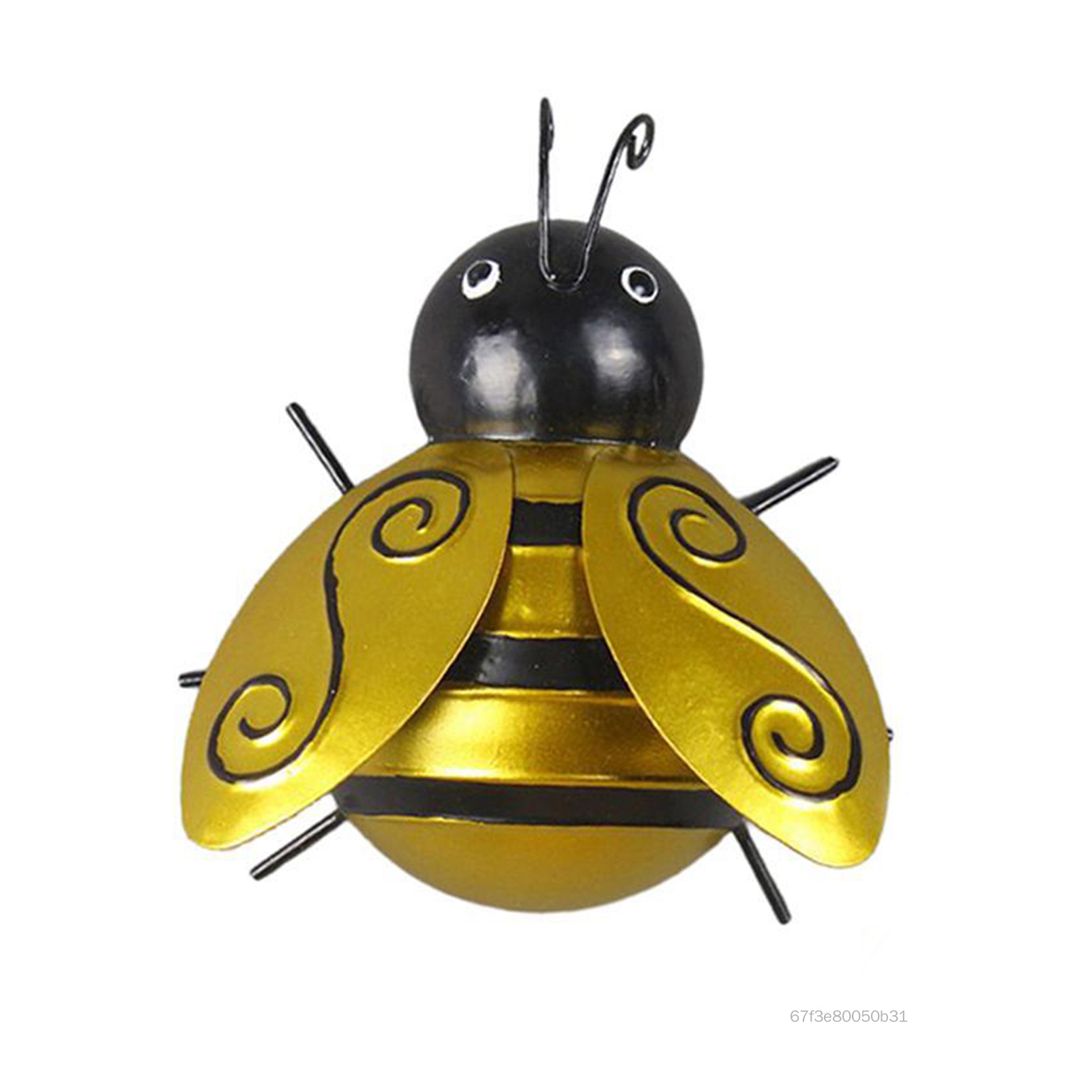 3d Metal Bee-shaped Decor Bee Metal Wall Art Wrought Iron Wall Decoration OD-VN
