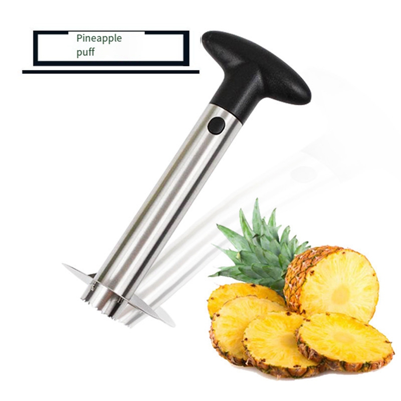 Stainless Steel Pineapple Peeler, Corer, Slicer, and Cutter - Easy Kitchen Tool for Effortless Fruit Preparation