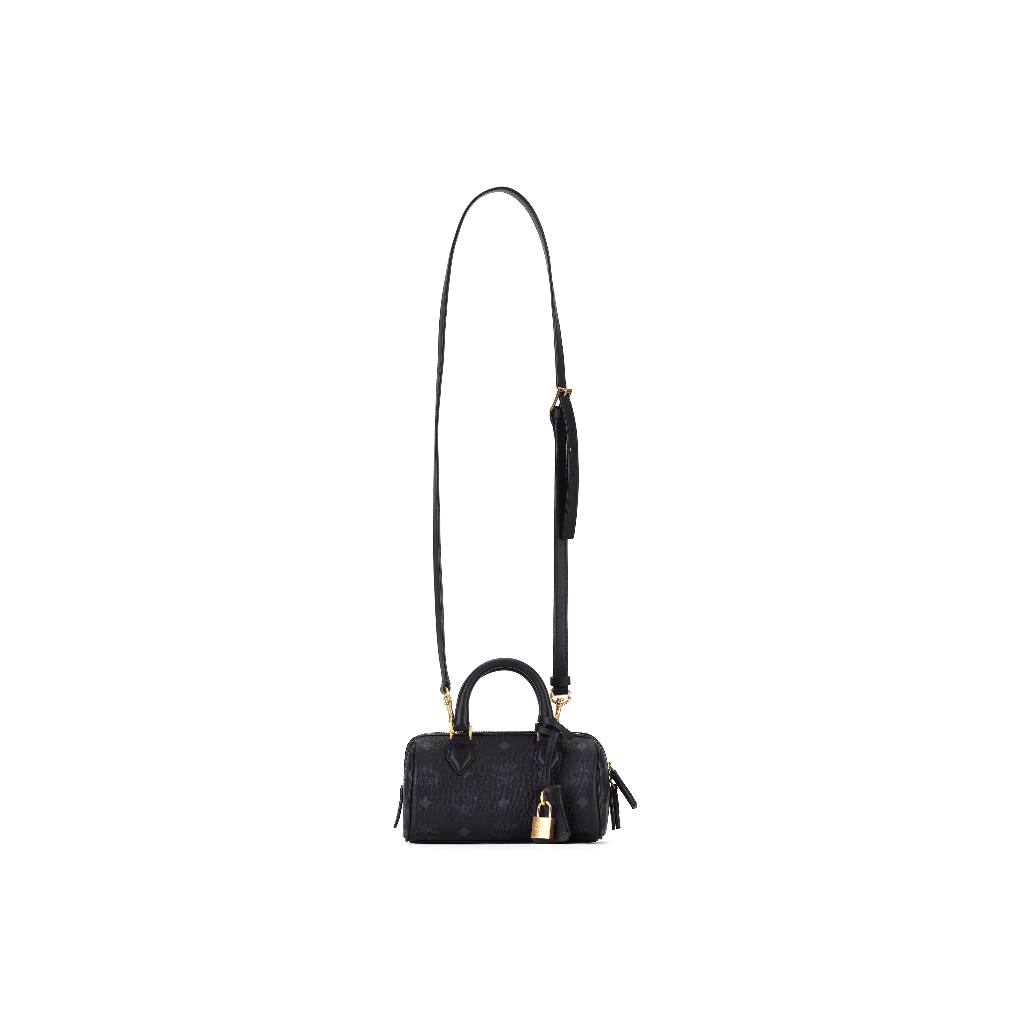 กระเป๋าสะพายข้าง กระเป๋าถือแฟชั่น MCM Ella Canvas With Leather กระเป๋าบอสตัน Mini Women's สีดำ MWBESEA01BK001 ราคา 41,352 บาท*ส่งฟรี