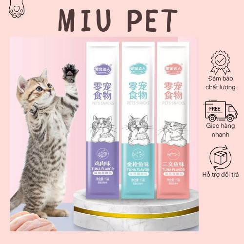 Combo 200 Thanh Súp Thưởng Cho Mèo SHIZUKA / PET SNACKS / BỆ HẠ 15gr