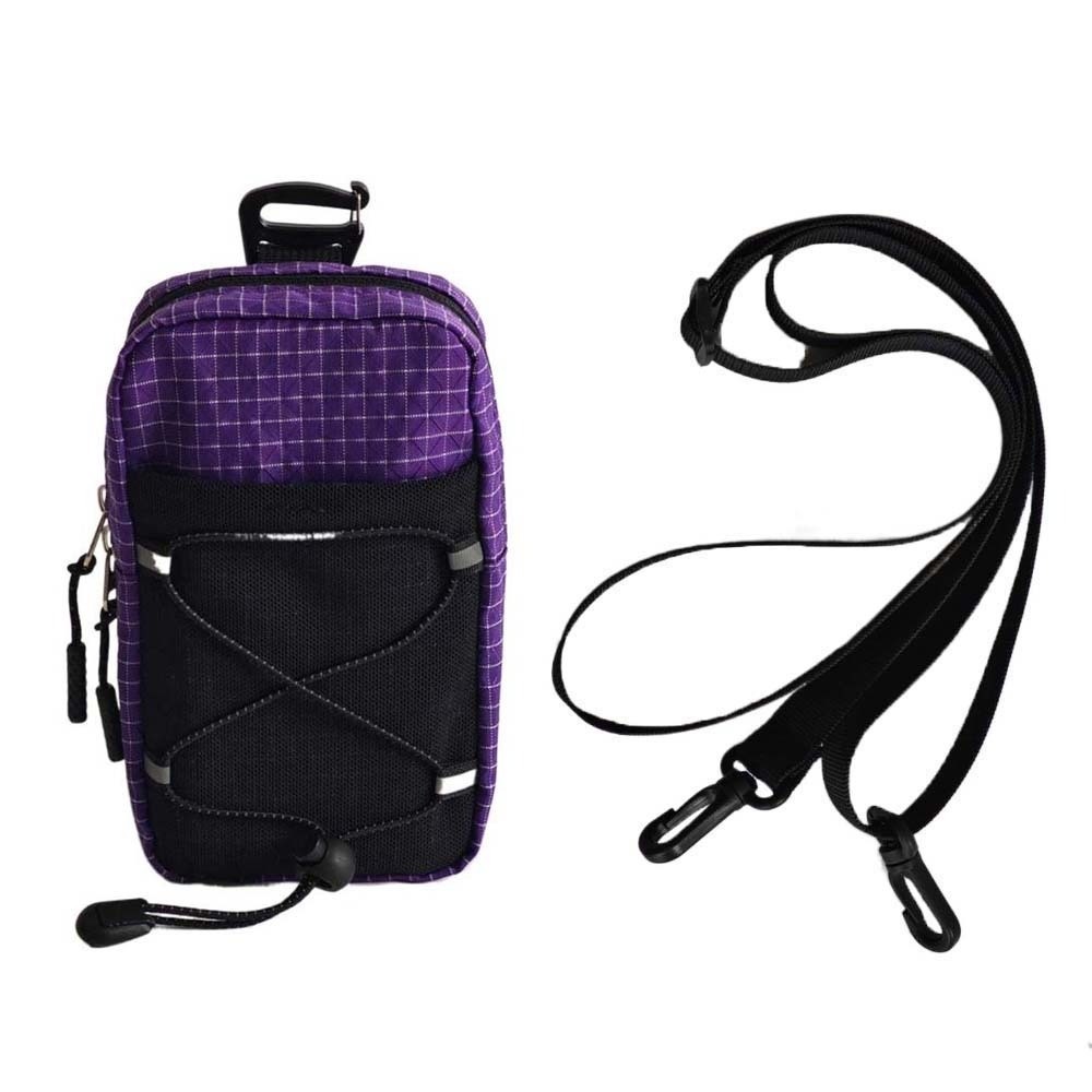 EODKUS Phụ kiện ba lô Túi phụ kiện leo núi Polyester Công suất lớn Túi dây rút nylon Túi thắt lưng đa chức năng Chống nước bắn tung tóe Túi đựng điện thoại di động Phụ nữ - 2