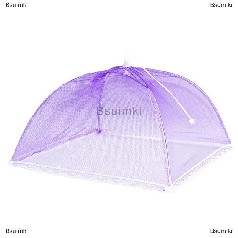 [COD] Bsuimki Thực phẩm Lưới Bìa gấp thực phẩm bao gồm lều mái vòm Net ô Dã Ngoại nhà bếp lưới chống ruồi muỗi ô tiện ích nhà bếp