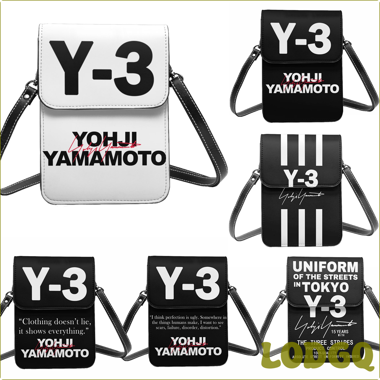 [Lodgq yohji Yamamoto Y3 가소형, merch 귀여디 소녀 크로스 바백, 카드 케이스, 경량 ☆