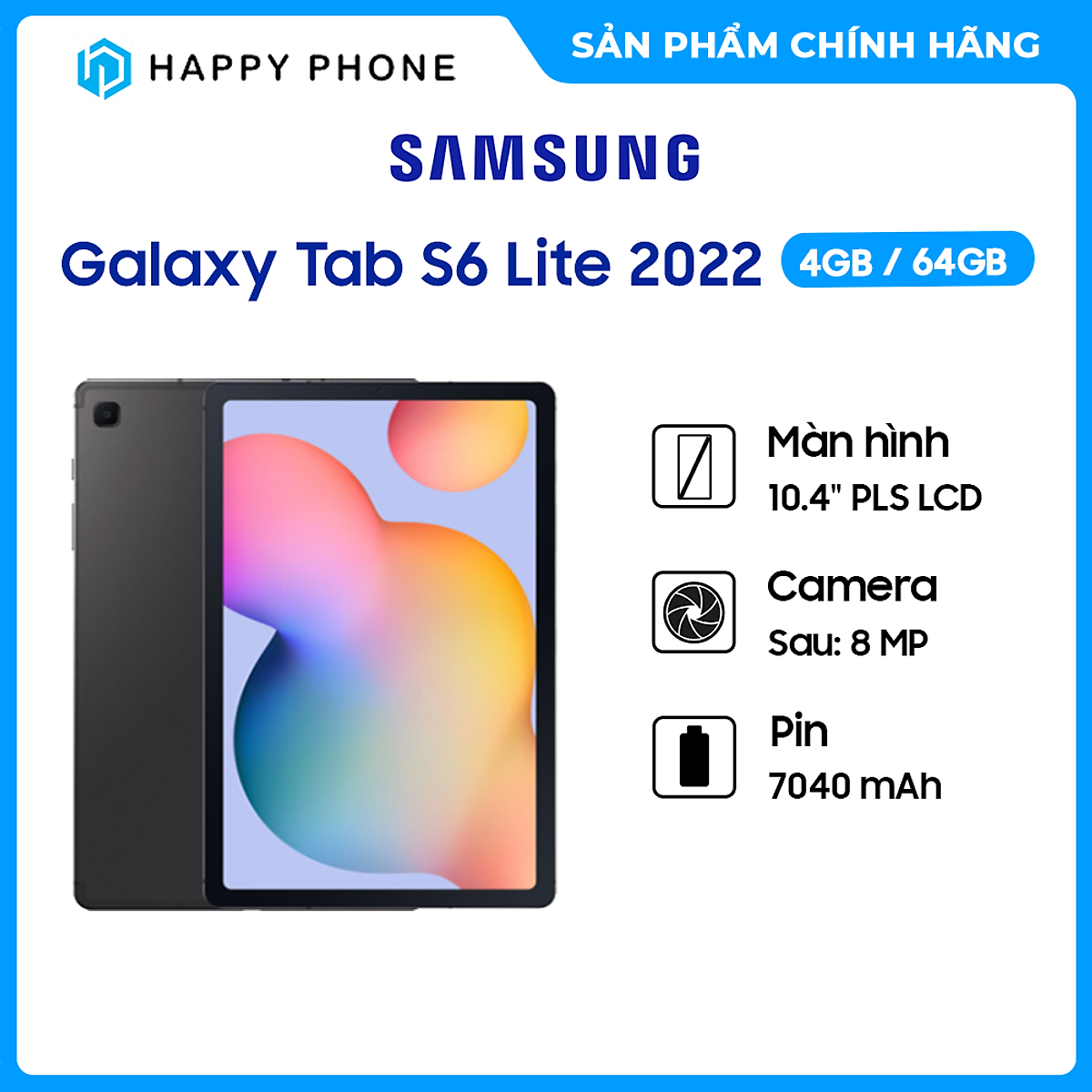 Máy Tính Bảng Samsung Galaxy Tab S6 Lite   SM-P619 ĐÃ KÍCH HOẠT BẢO HÀNH ĐIỆN TỬ - Hàng Chính Hãng