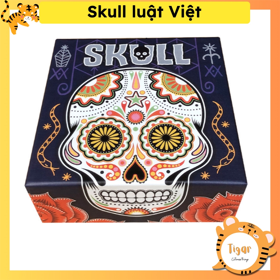 Boardgame Skull Trò chơi thẻ bài 3-6 người