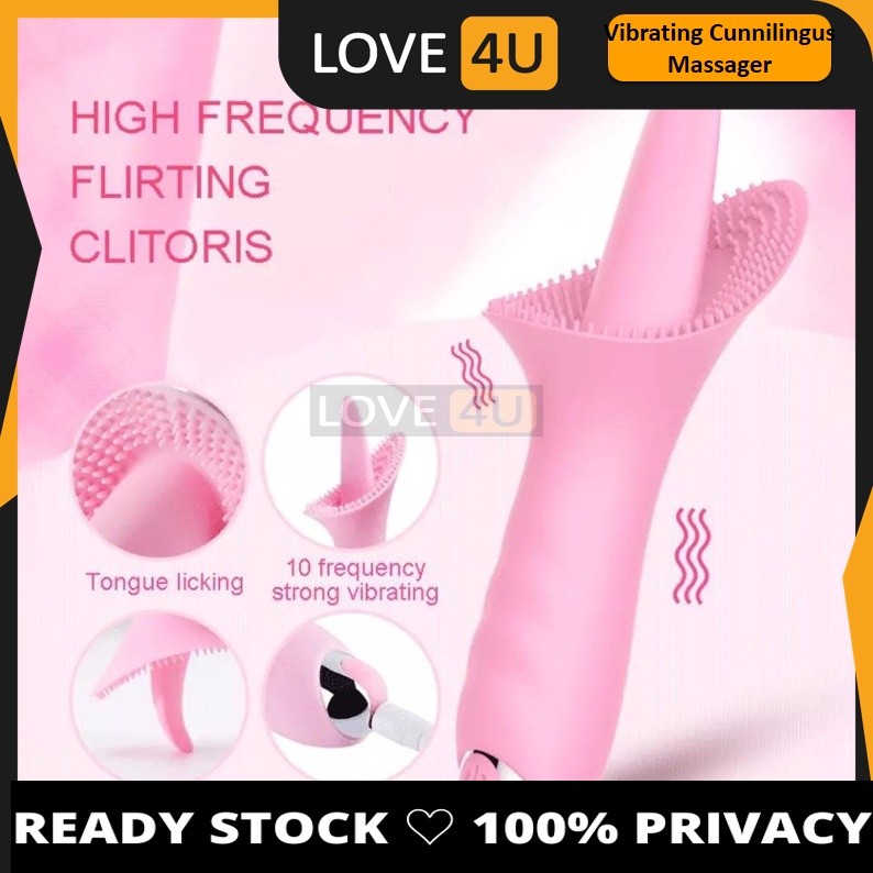 Realistic Licking Tongue Usb Charging Vibrator For Women - 10 Speeds  Masturbation Toy