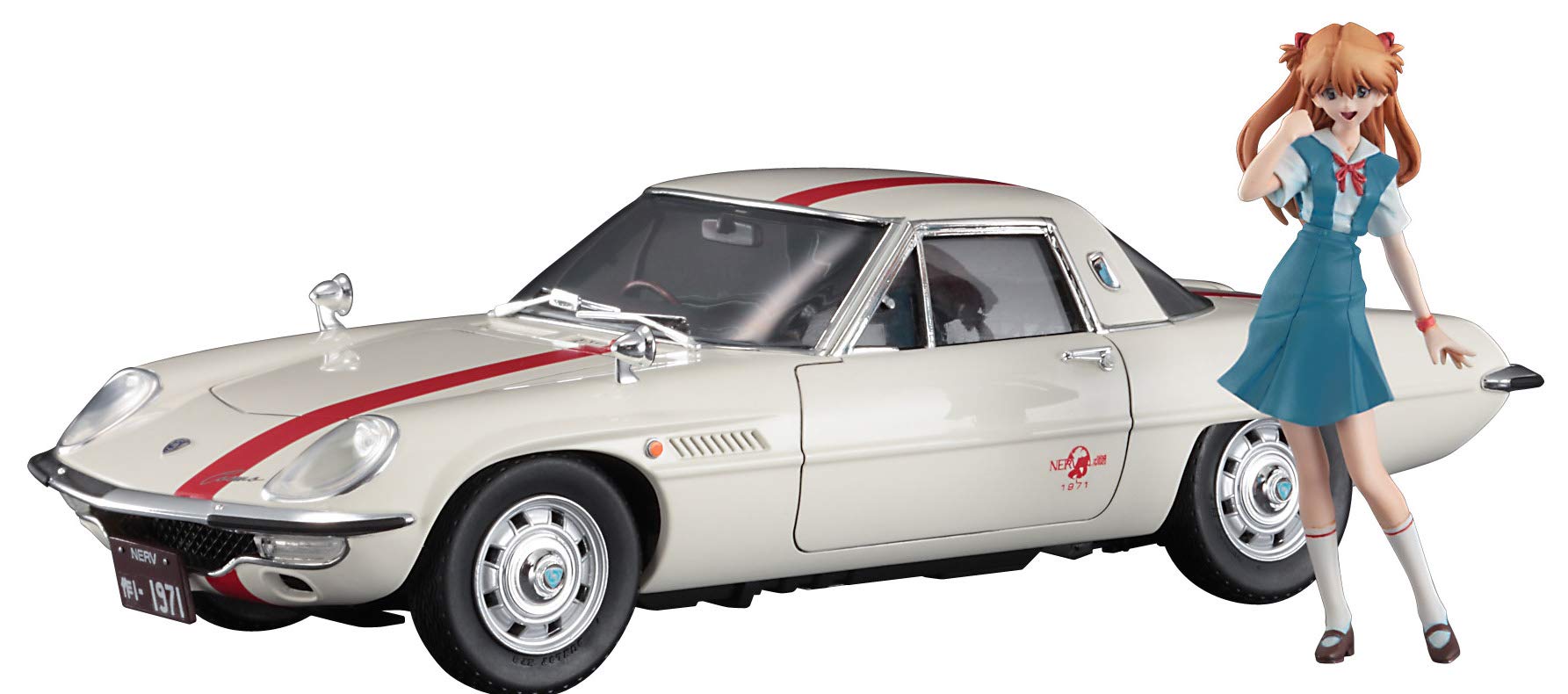 【100% original From Japan 】 Hasegawa Rebuild of Evangelion NERV official car 1/24 plastic model & Shikinami Asuka Langley 1/24 scale resin figure SP459 ราคา 2,512 บาท*ส่งฟรี