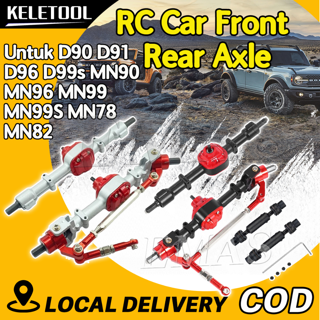 Metal Axle Gardan Set Upgrade Metal Axle Shaft Part Rc Mini Wpl Offroad for D90 D91 Mn90 Mn99 D96 D99S Mn96 Mn99S Fj45 Defender Rc Car Metal Upgrade Gardan Mn Wpl Axle Shaft Full Metal Gardan Set Front & Rear Axle Rc Mn78 1/12 with Steering Link Harga 169,900 rupiah*Gratis Ongkir
