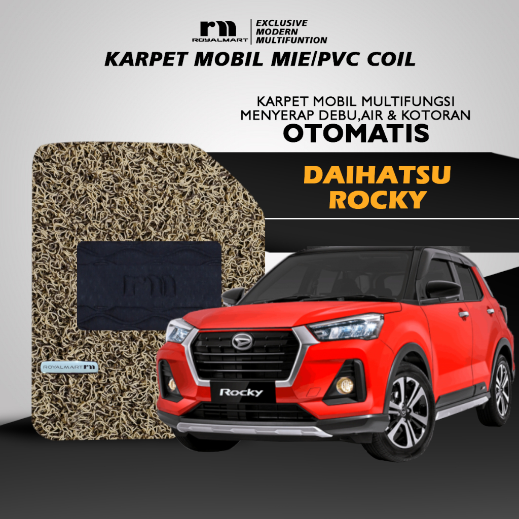 ROYAL MART KARPET MOBIL MIE PREMIUM DAIHATSU ROCKY FULL SET BERGARANSI Harga 491,634 rupiah*Gratis Ongkir