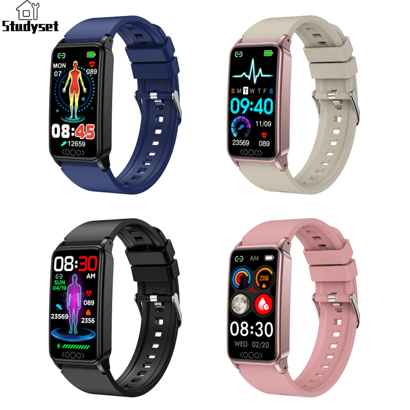 Studyset IN stock TK71Pro Smart Watch 1.47" Touch Screen Fitness Watch IP68 Waterproof Activity Trackers Blood Glucose Uric Acid Blood Lipid Monitoring For Men Women ราคา 585 บาท*ส่งฟรี