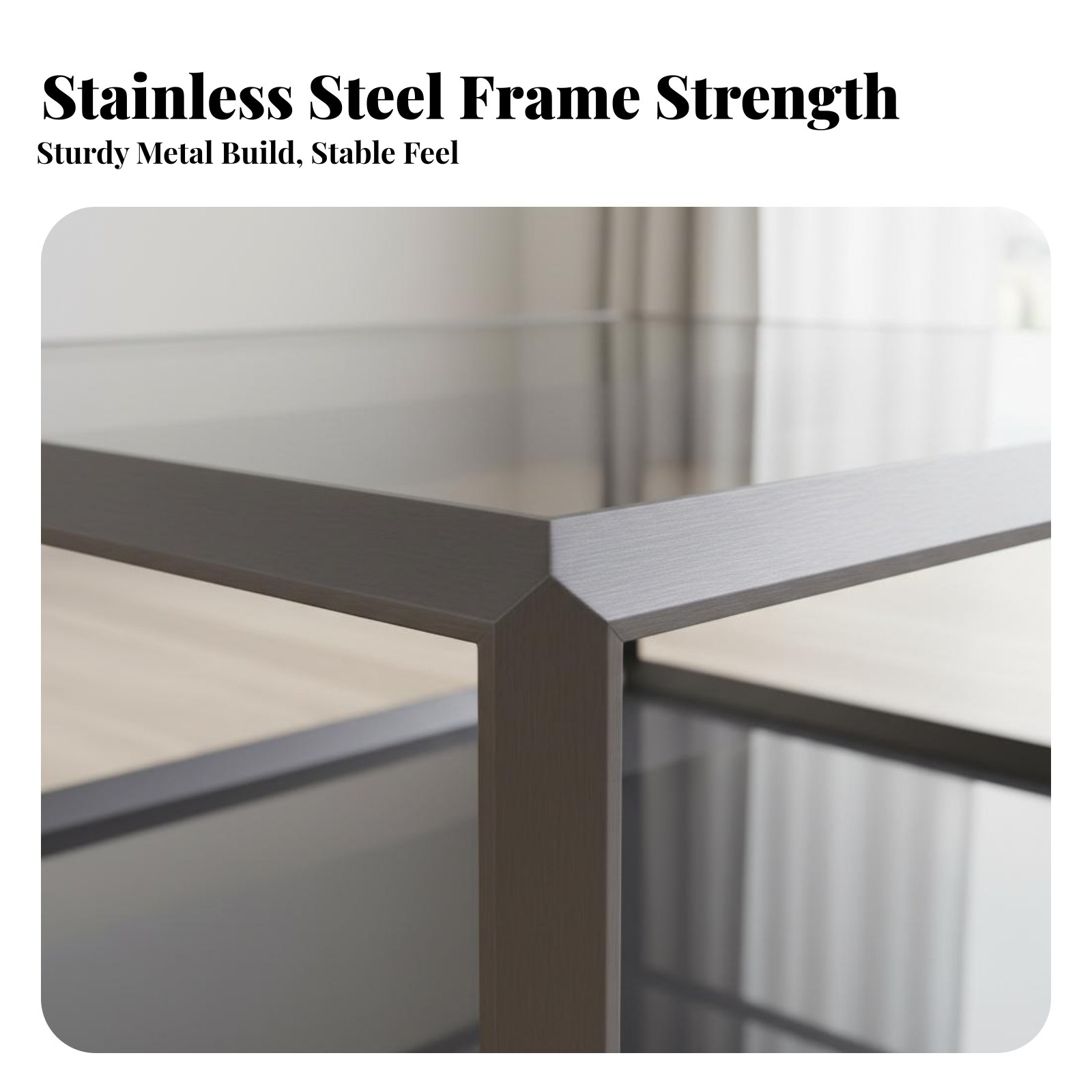Minimalist Design Modular Coffee Table Group Two-Tier Storage Household Furniture Sturdy and Long-Lasting Home Furnishings Spacious Tabletop for Apartment Dwellers, Interior Designers, Office Managers, Living Room, Lounge Area, House