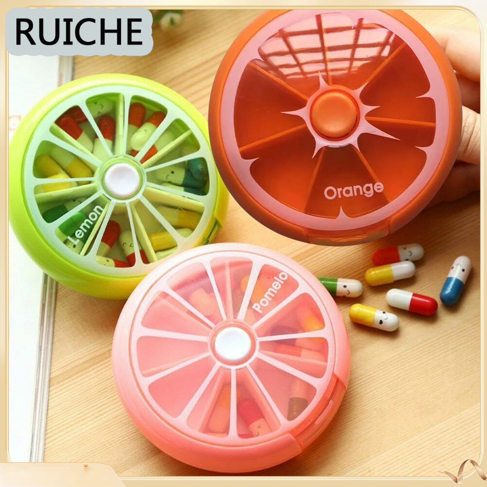 RUICHE (เพิ่มเติม) กล่องยาขนาดกะทัดรัดสะดวกแบ่งตามสัปดาห์ ราคา 60 บาท*ส่งฟรี