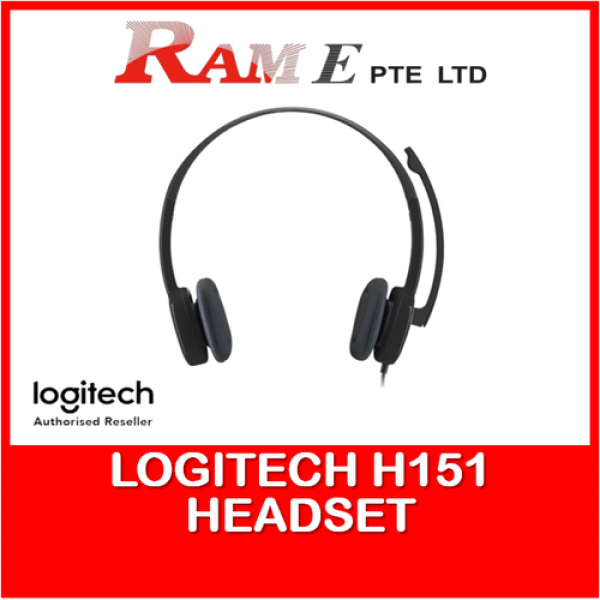 Logitech H151 Stereo Headset / H370 USB Headset / H390 USB Headset with Noise-Cancelling Microphone Singapore