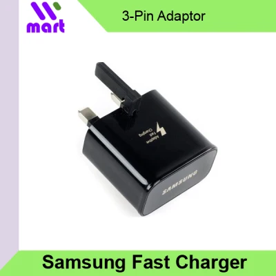 Samsung Charger Adaptive Fast Charging Wall Plug 3-pin EP-TA20UBE (Black)