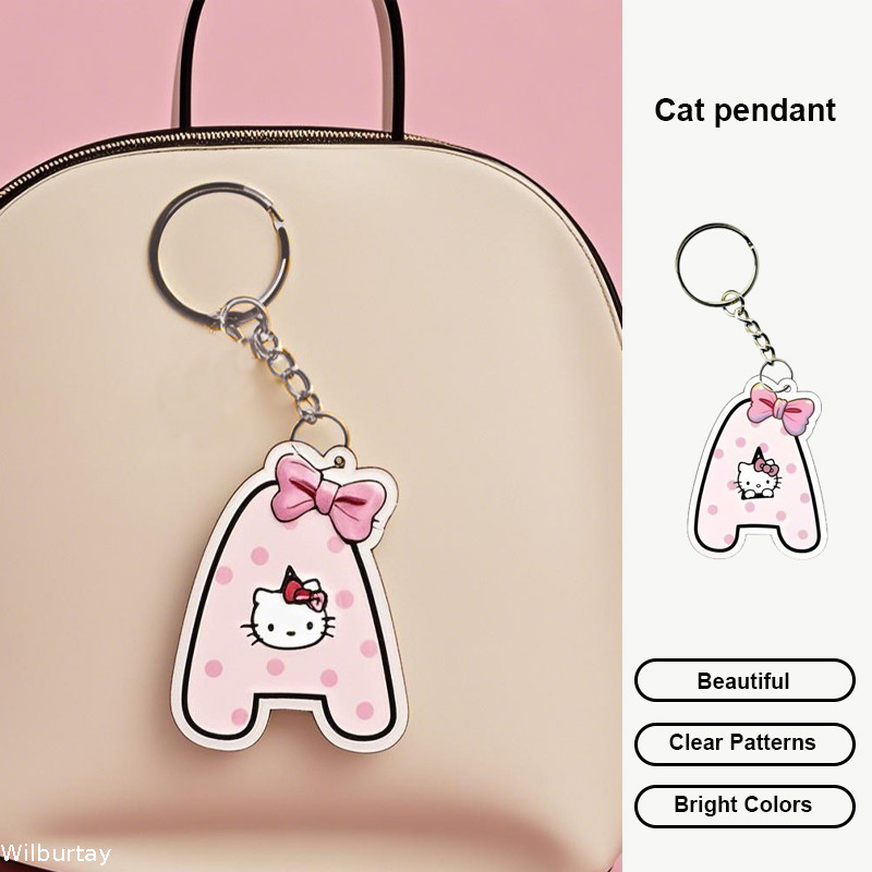 [HỎA TÔC HCM] Chữ Cái Tiếng Anh Móc Khóa Hello Kitty, Cặp Đôi, Lời Chúc QUÀ TẶNG TRANG TRÍ Ý NGHĨA ANGIHOME