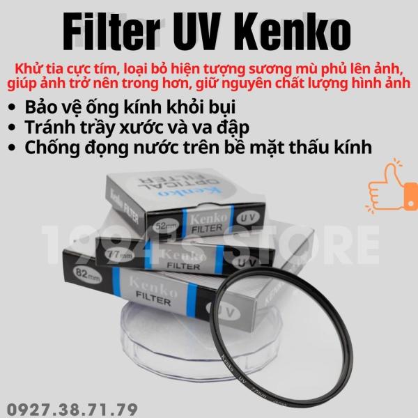 (CÓ SẴN) Filter kính lọc ống kính lens máy ảnh Kenko 39mm 40.5mm 43mm 46mm 49mm 52mm 55mm 58mm 62mm 67mm 72mm 77mm 82mm