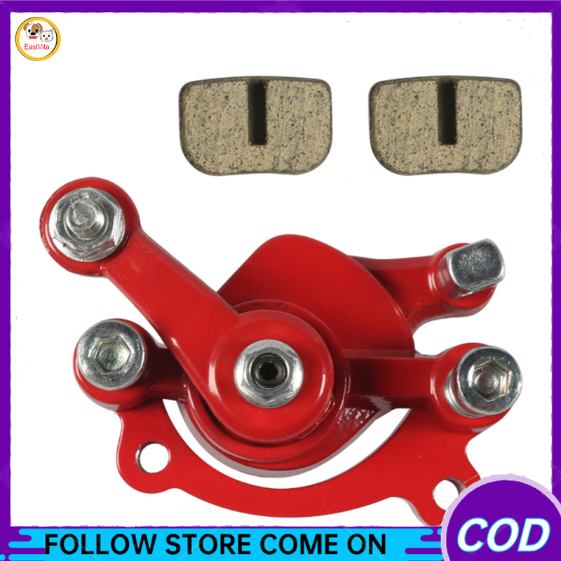 Rear Disc Brake Caliper With Brake Pads Replacement Aluminum Alloy Rear Brake Caliper Kit For ATV Retro 49CC Scooter Pocket Dirt Bike
